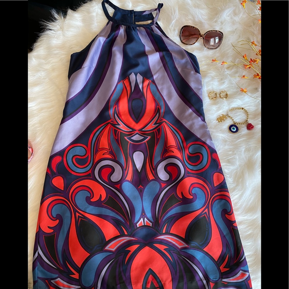 BANANA REPUBLIC Silk Halter Dress 💙